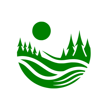 Nature Landscape Logo #008000
