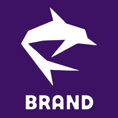 Geometric Dolphin Logo preview