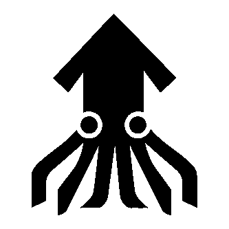 Bold Geometric Squid Logo
