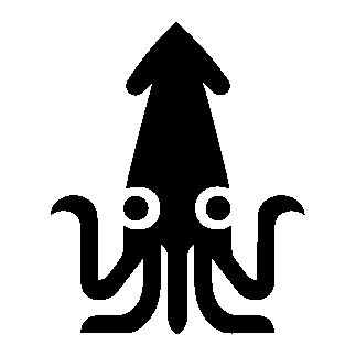 Bold Geometric Squid Logo