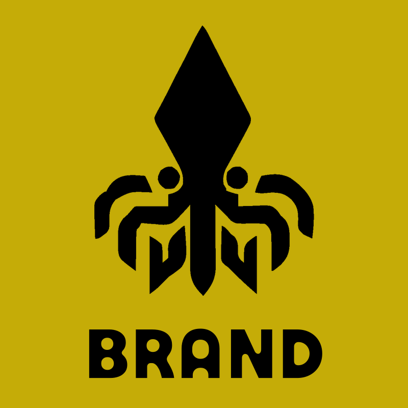 Bold Geometric Squid Logo preview
