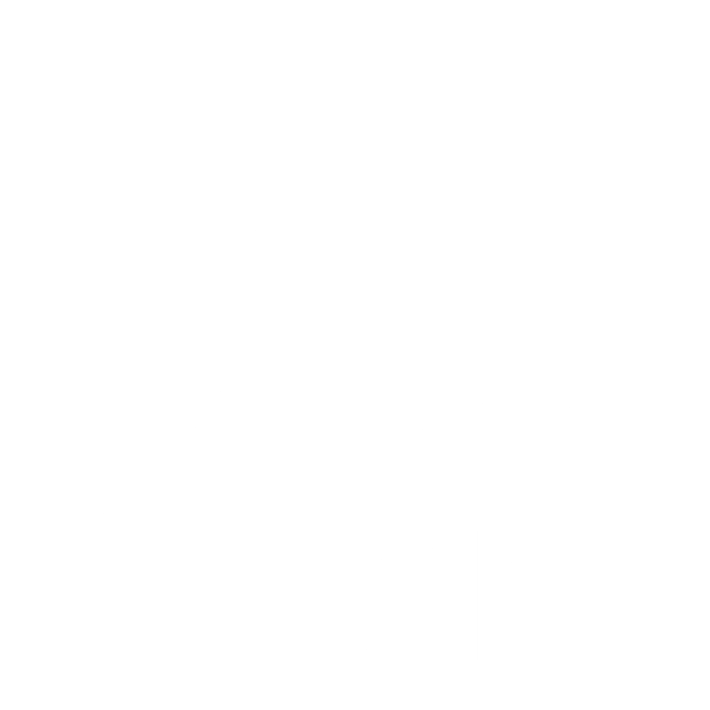 Bold Geometric Squid Logo #ffffff