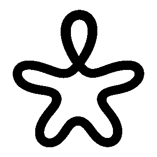 Monoline Starfish Logo
