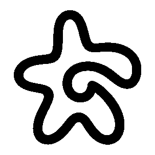 Monoline Starfish Logo