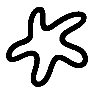 Monoline Starfish Logo