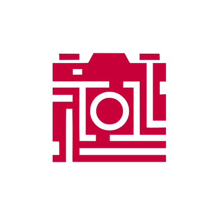 Geometric Camera Logo #C70039
