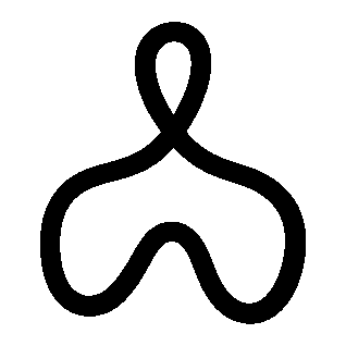 Monoline Knot Figure Logo
