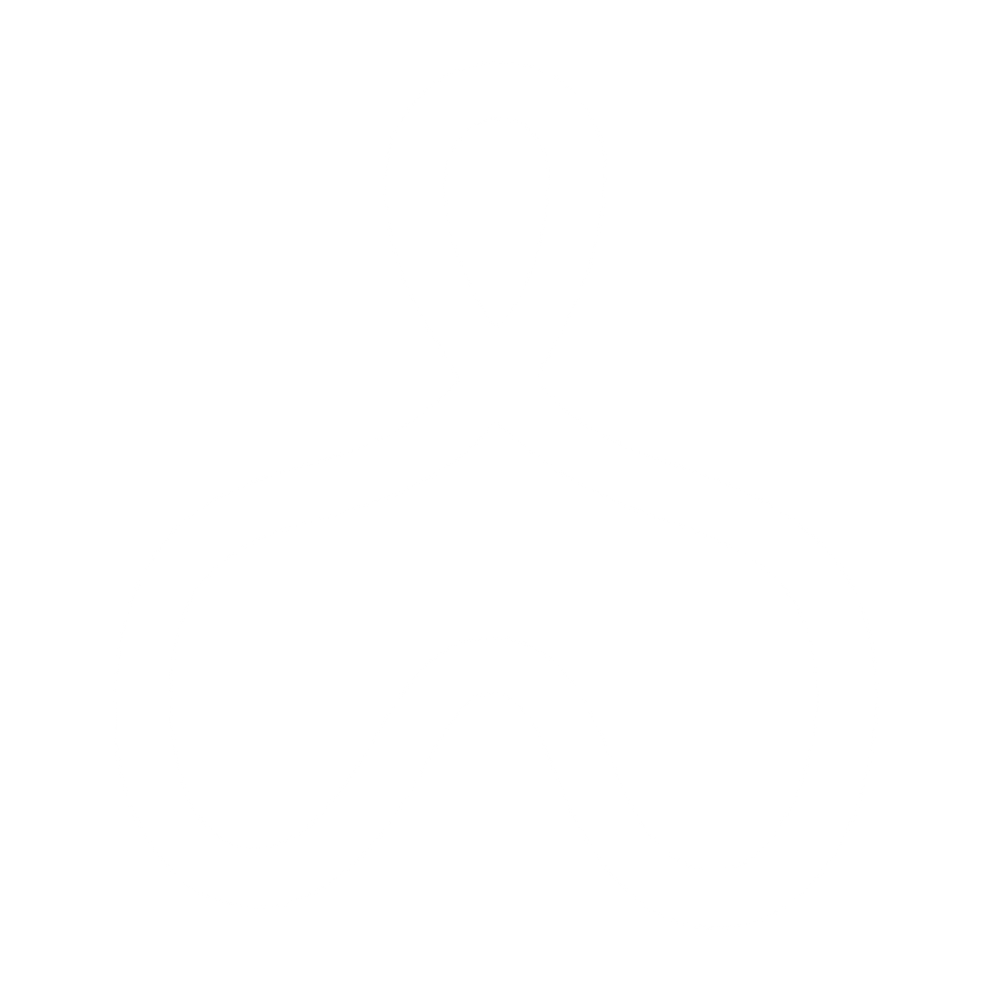 Monoline Knot Figure Logo #ffffff