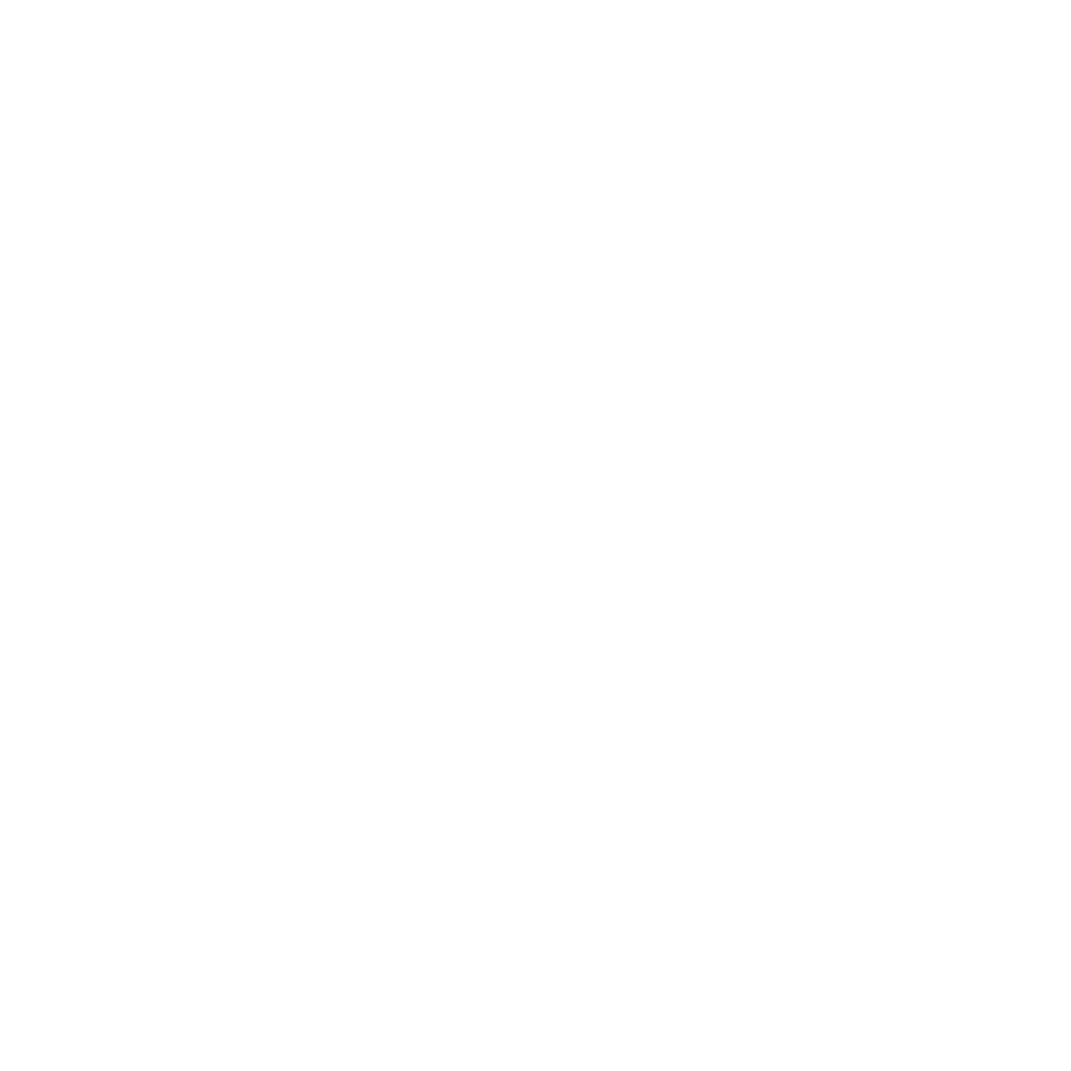 Hexagon House Negative Space Logo #ffffff