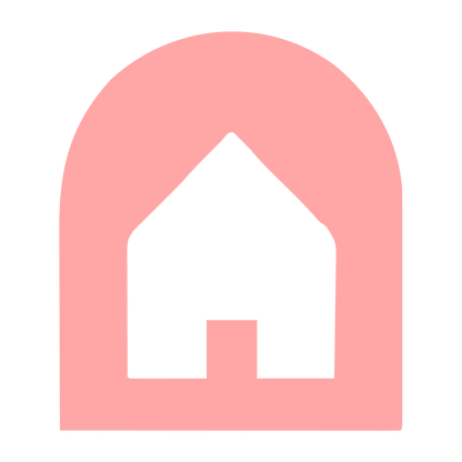 House in Arch Logo #ffa6a6