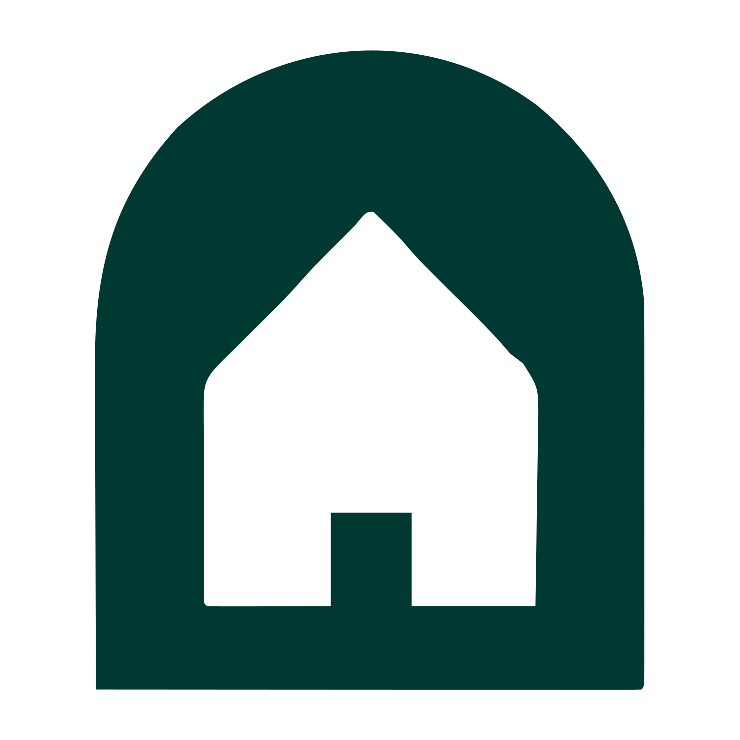 House in Arch Logo #003932