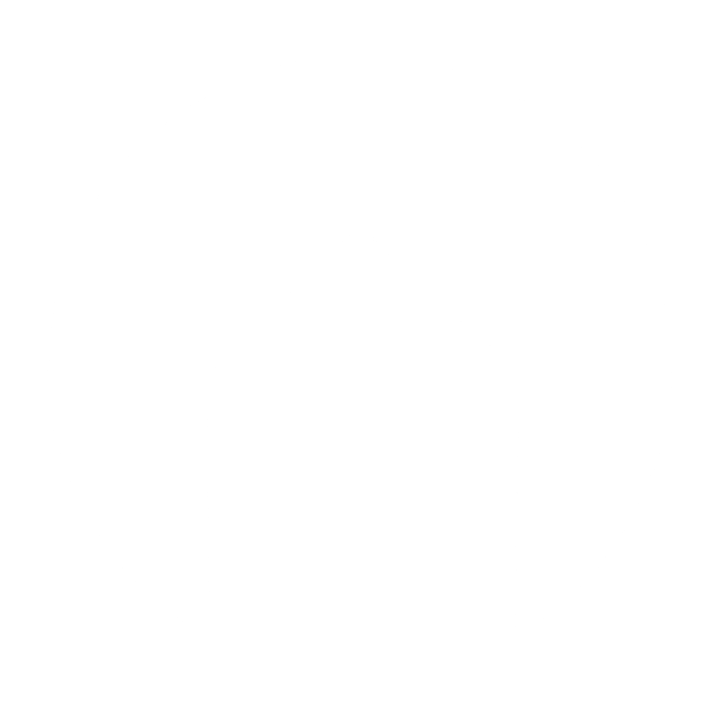 Negative Space House Logo #ffffff
