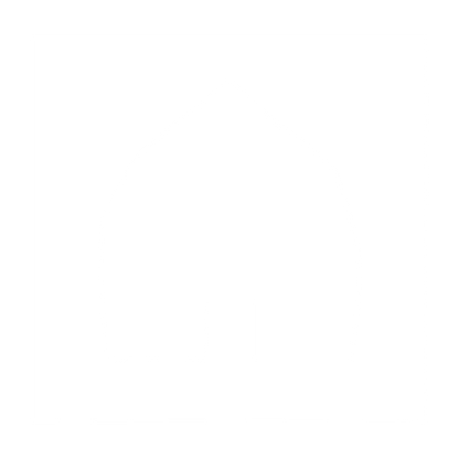 House Negative Space Logo #ffffff