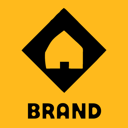 House Diamond Negative Space Logo preview