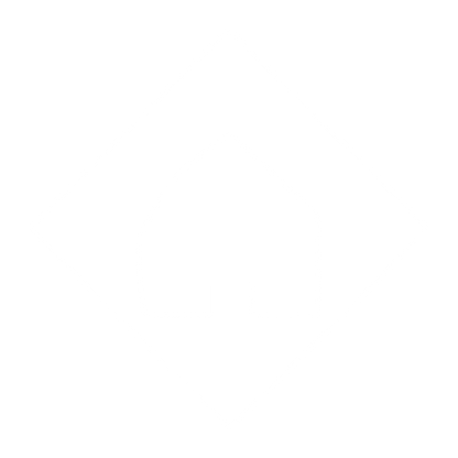 House Diamond Negative Space Logo #ffffff