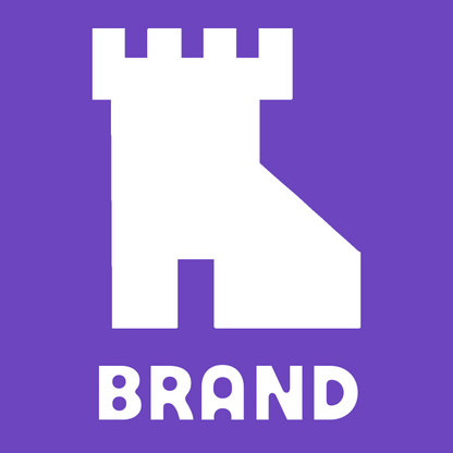 Brutalist Castle Tower Logo preview