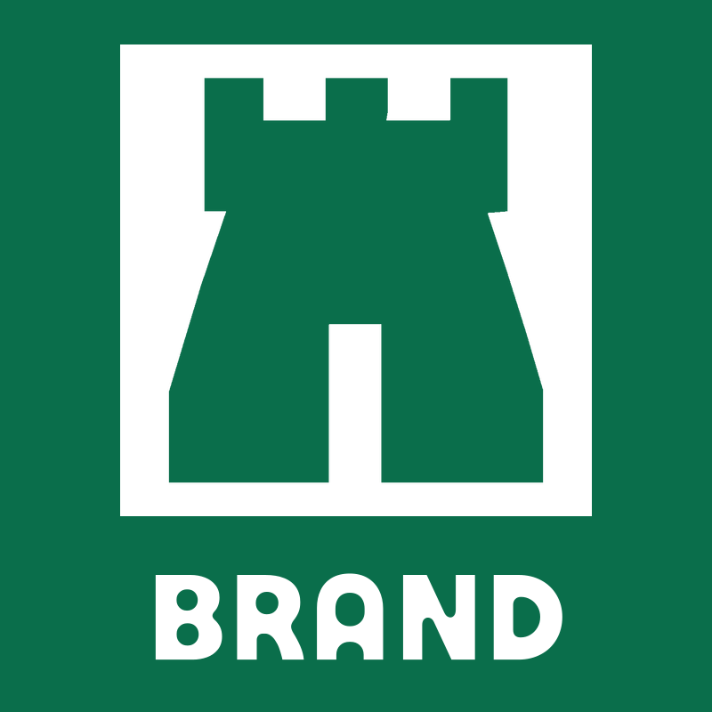 Castle Tower Brutalist Logo preview