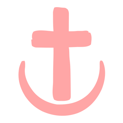 Cross Anchor Church Logo #ffa6a6