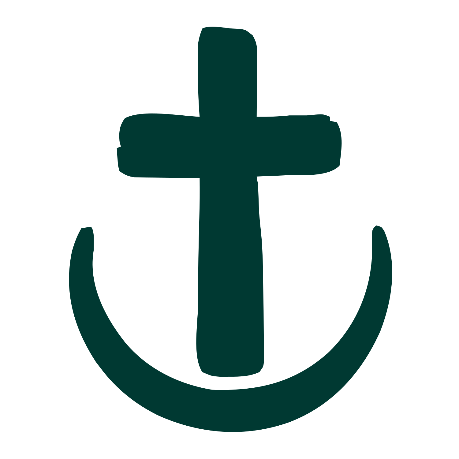 Cross Anchor Church Logo #003932