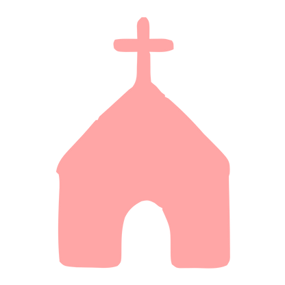Hand-Drawn Church Logo #ffa6a6