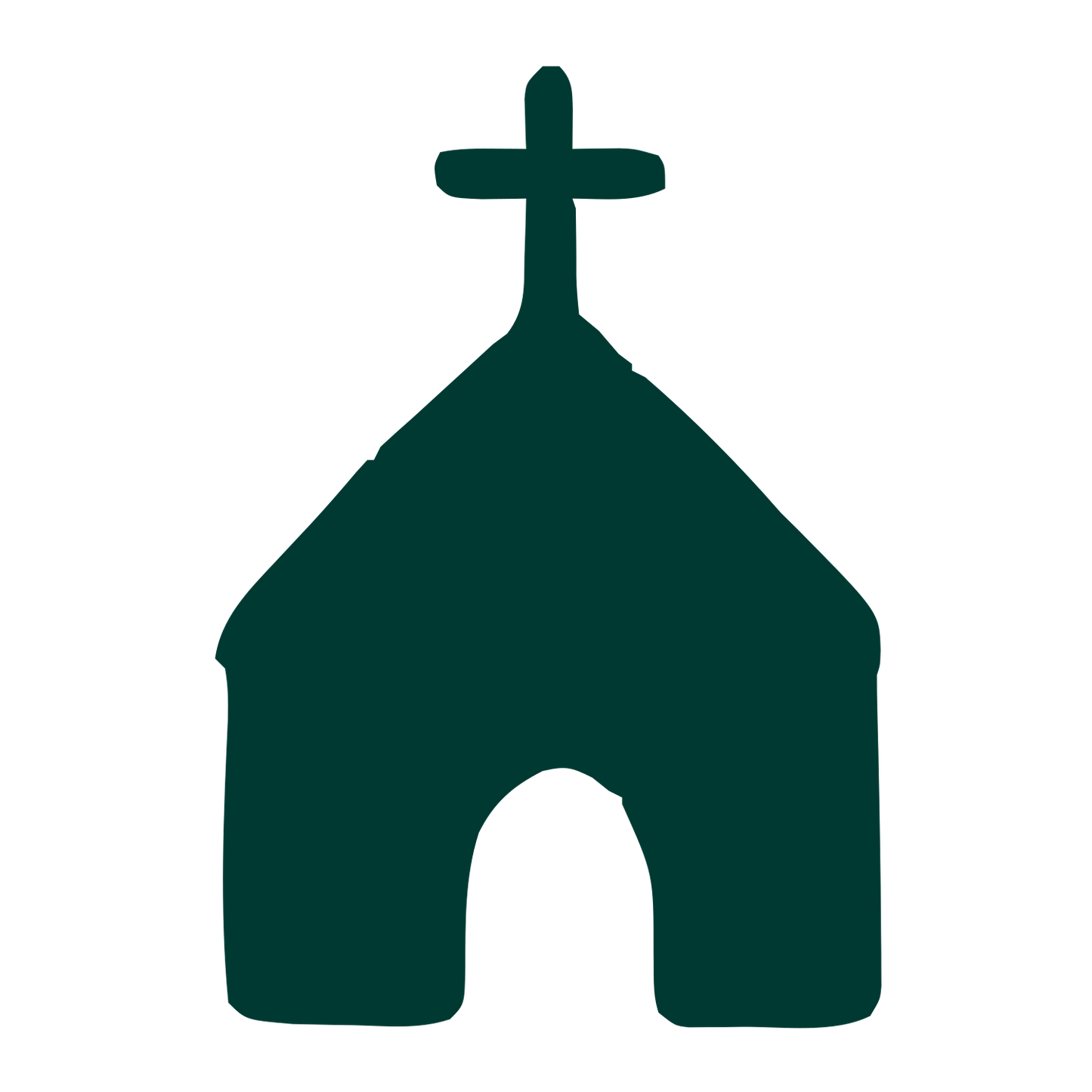Hand-Drawn Church Logo #003932