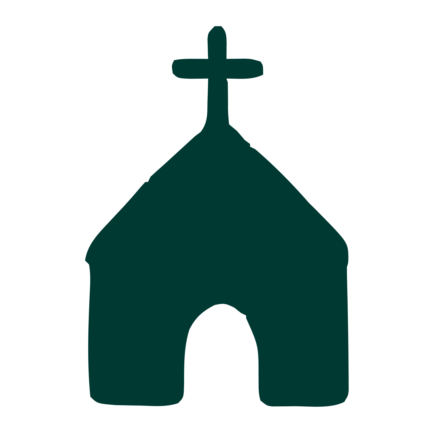 Hand-Drawn Church Logo #003932