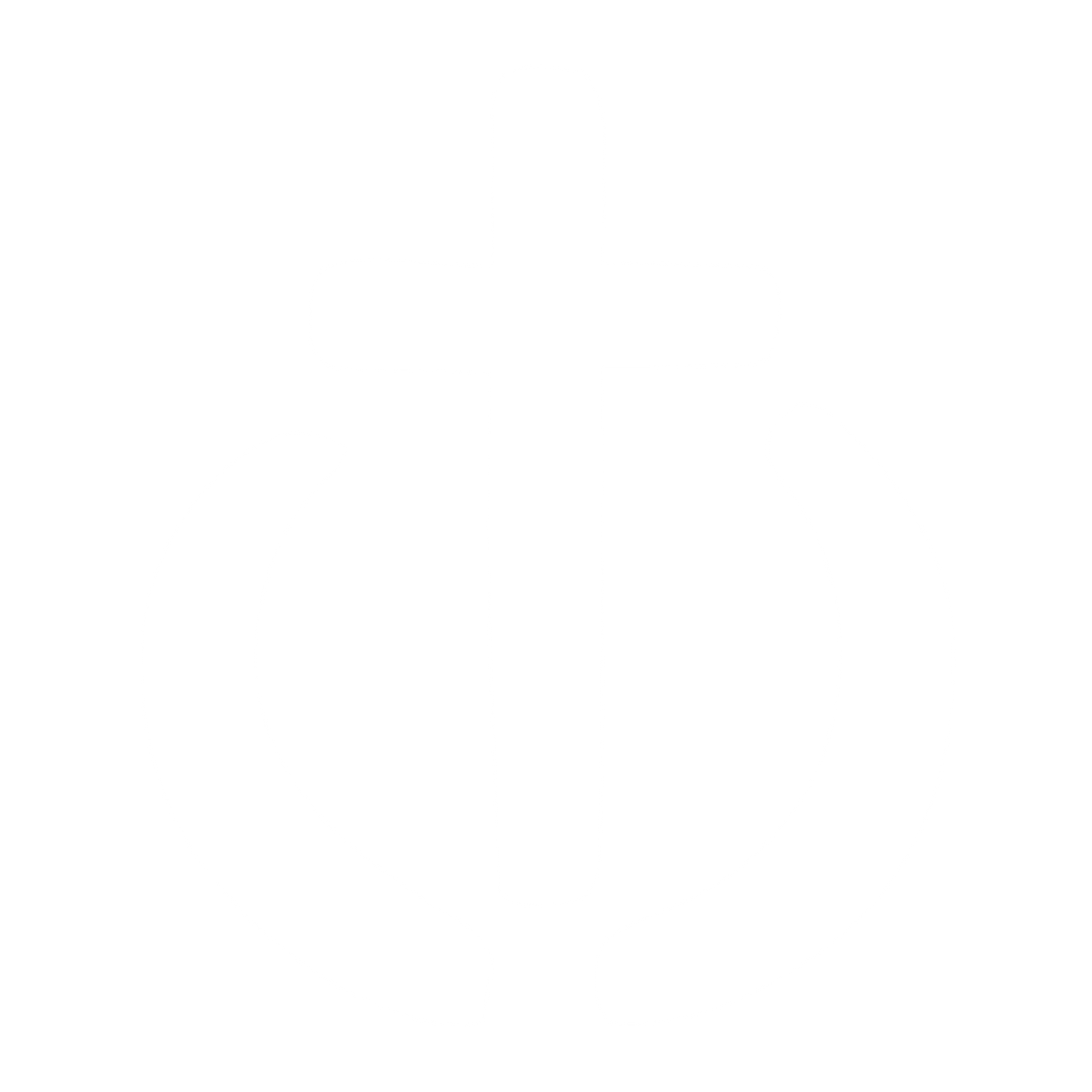 Hand-Drawn Cross Circle Logo #ffffff