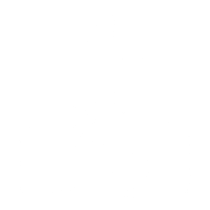 Cross on Hill Path Logo #ffffff