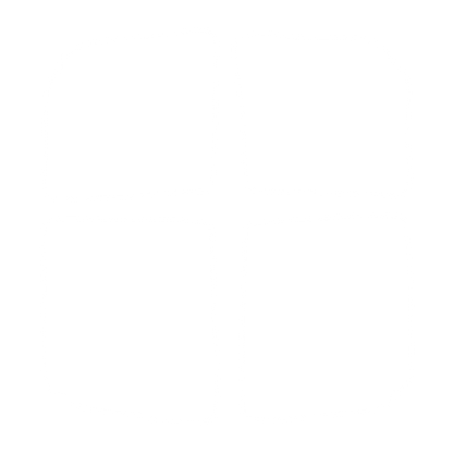 Hand-Drawn Cross Window Logo #ffffff