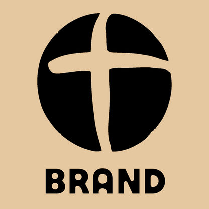 Hand-Drawn Cross Circle Logo preview