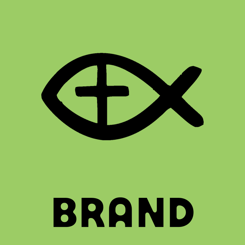 Hand-Drawn Fish Cross Logo preview
