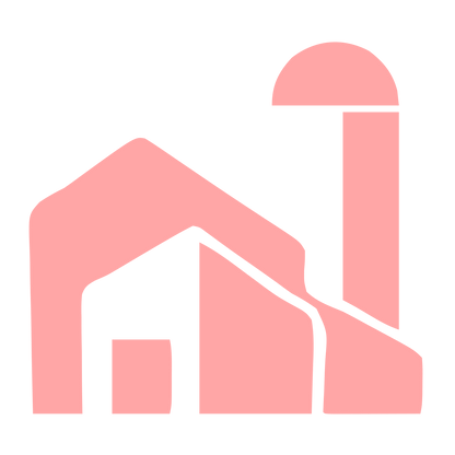 Barn and Silo Logo #ffa6a6