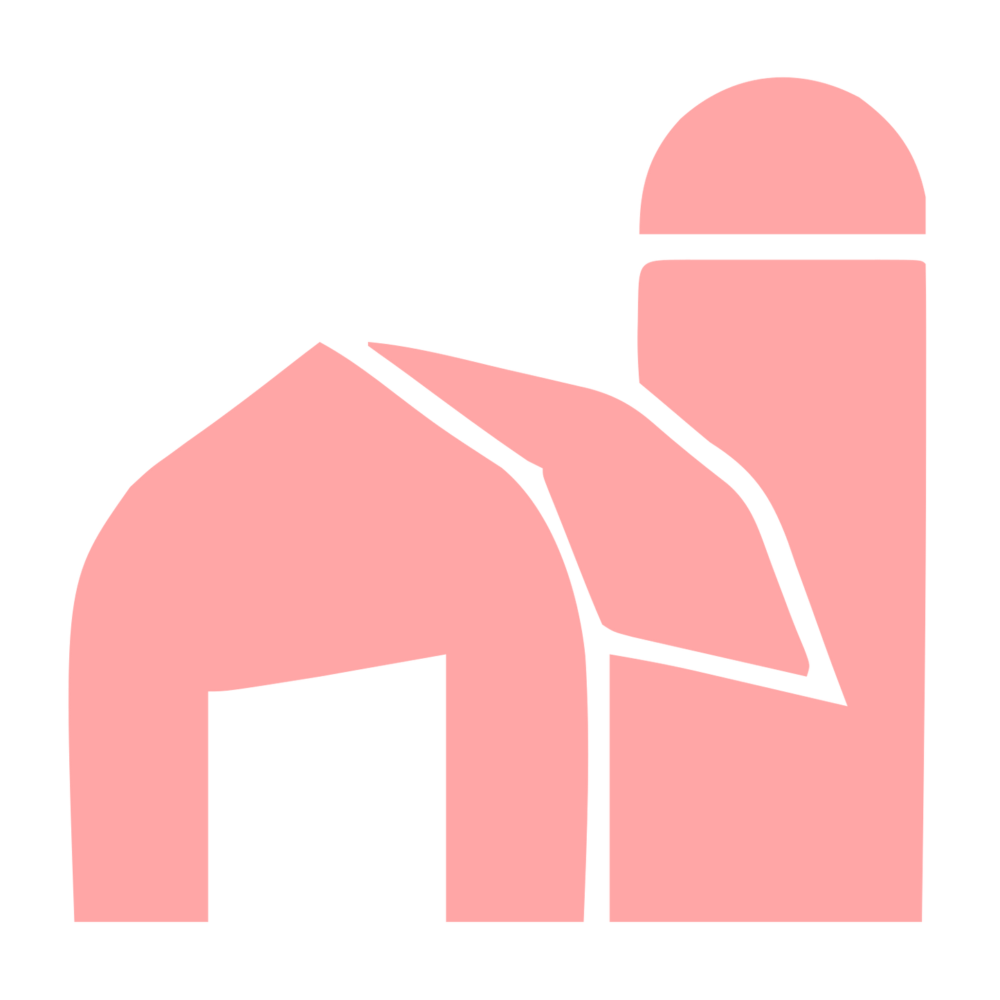 Barn and Silo Logo #ffa6a6