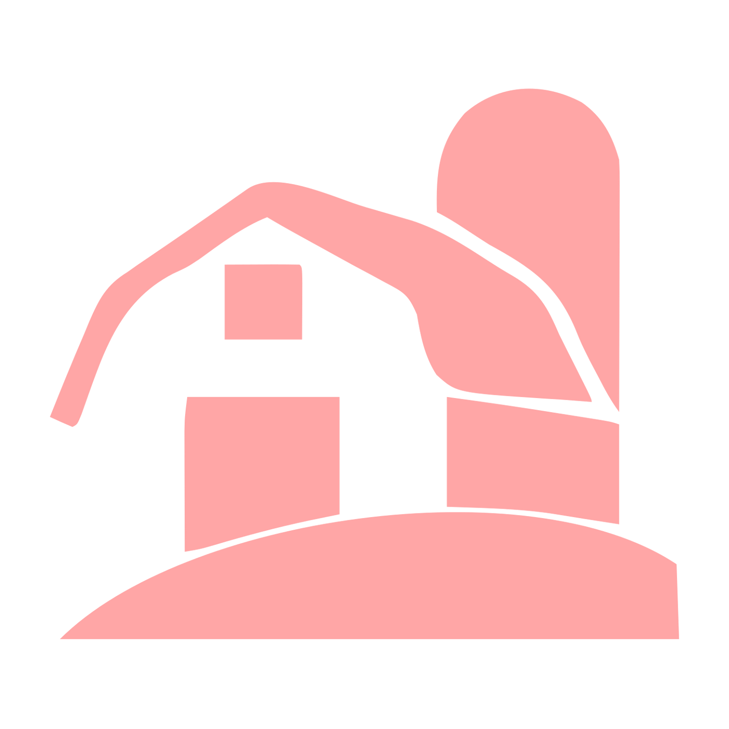 Barn and Silo Logo #ffa6a6