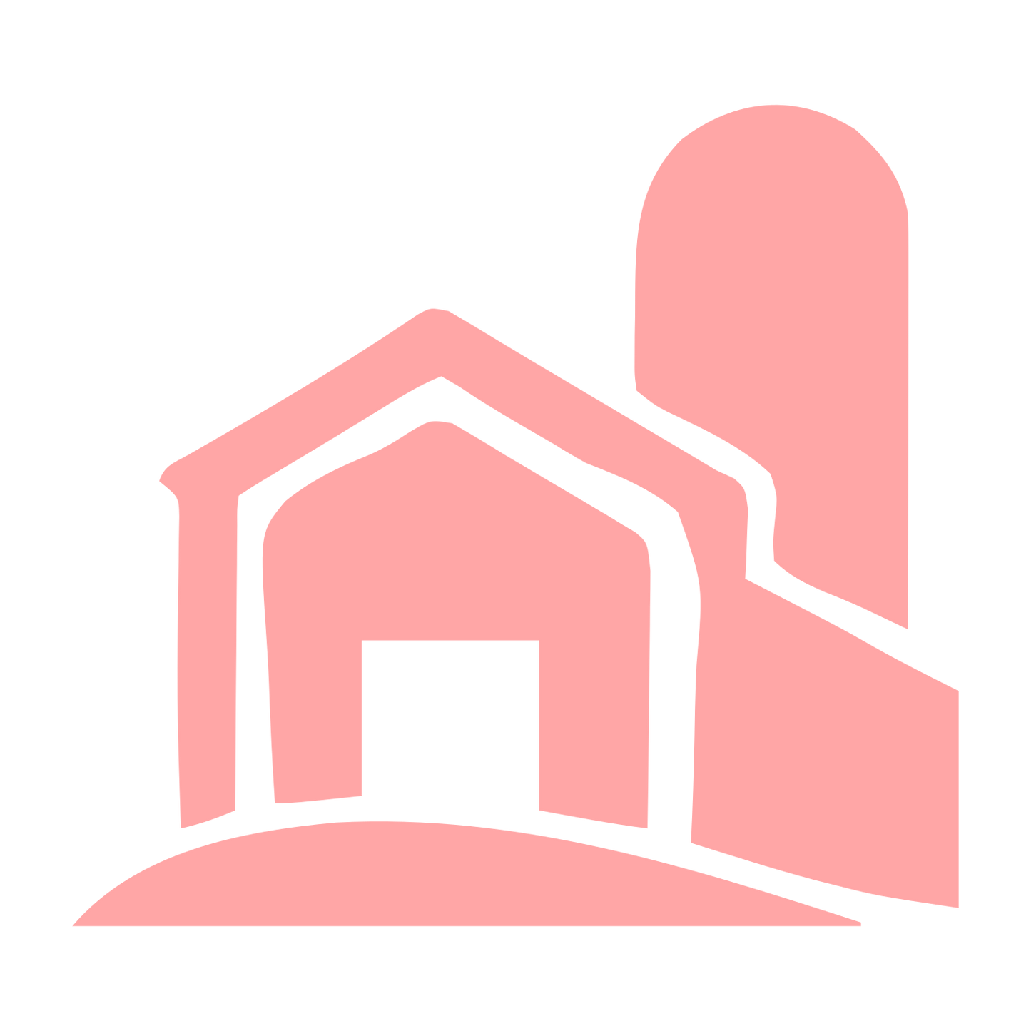 Barn and Silo Logo #ffa6a6