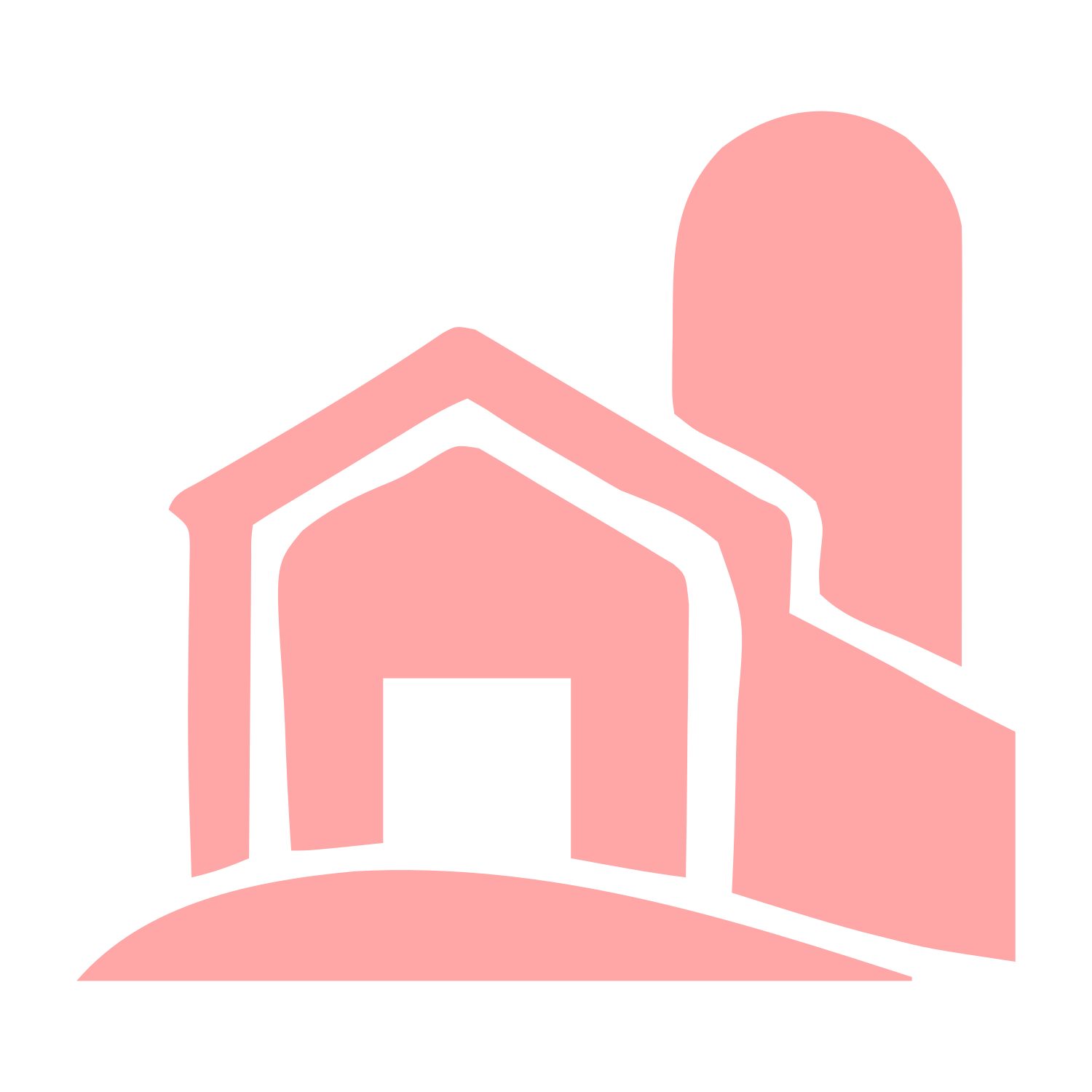 Barn and Silo Logo #ffa6a6