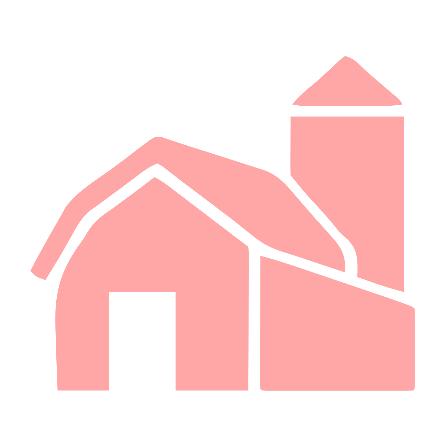 Barn and Silo Logo #ffa6a6
