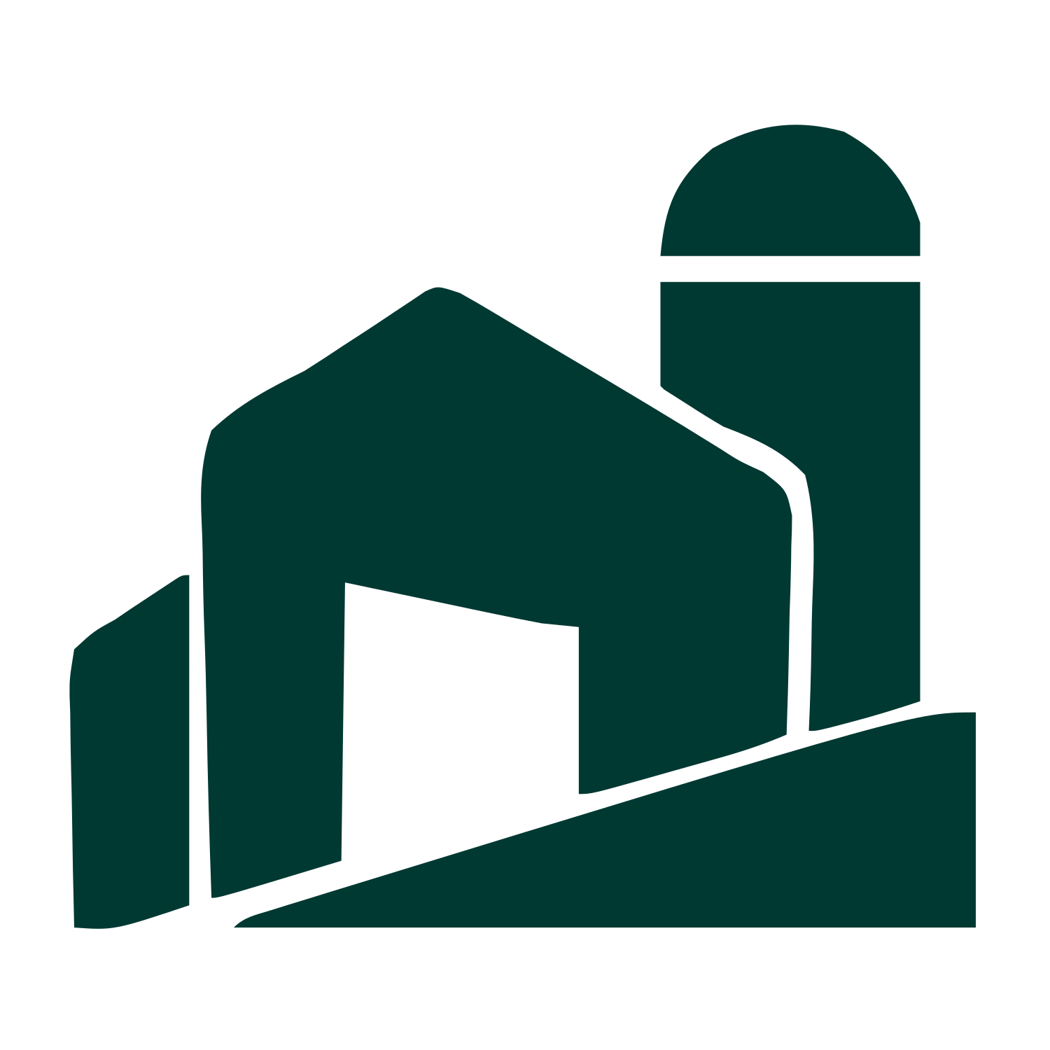 Barn and Silo Logo #003932