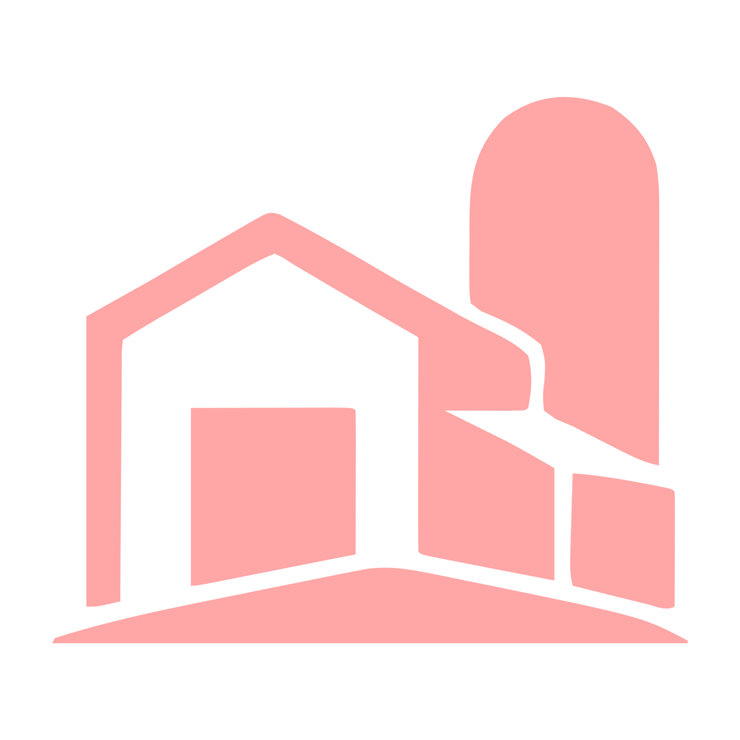 Barn and Silo Logo #ffa6a6