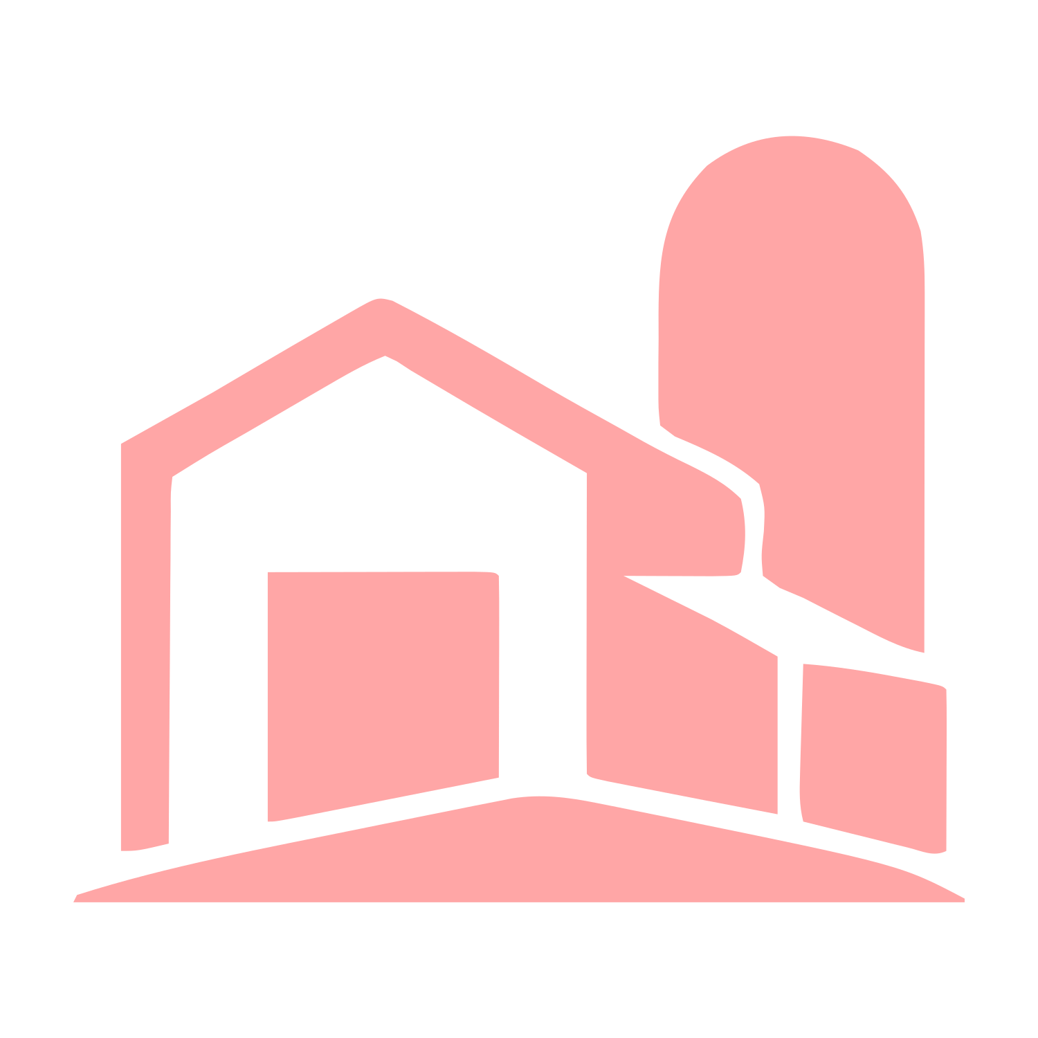 Barn and Silo Logo #ffa6a6
