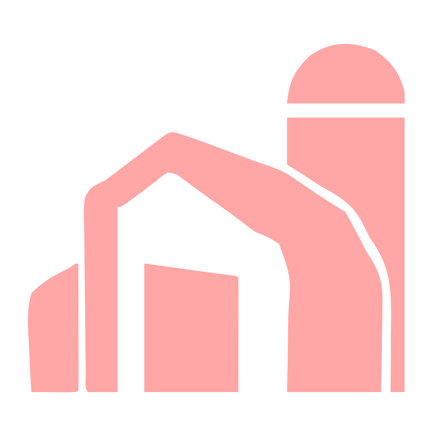 Barn and Silo Logo #ffa6a6