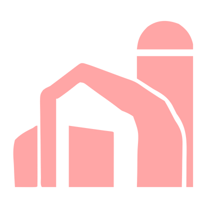 Barn and Silo Logo #ffa6a6