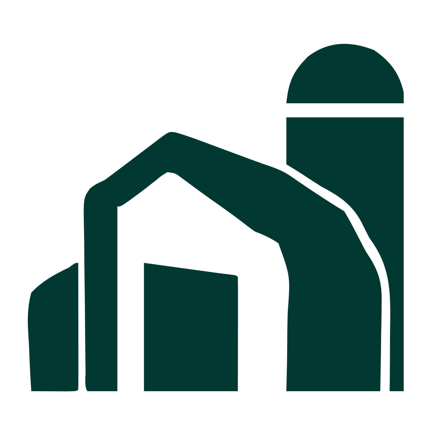 Barn and Silo Logo #003932