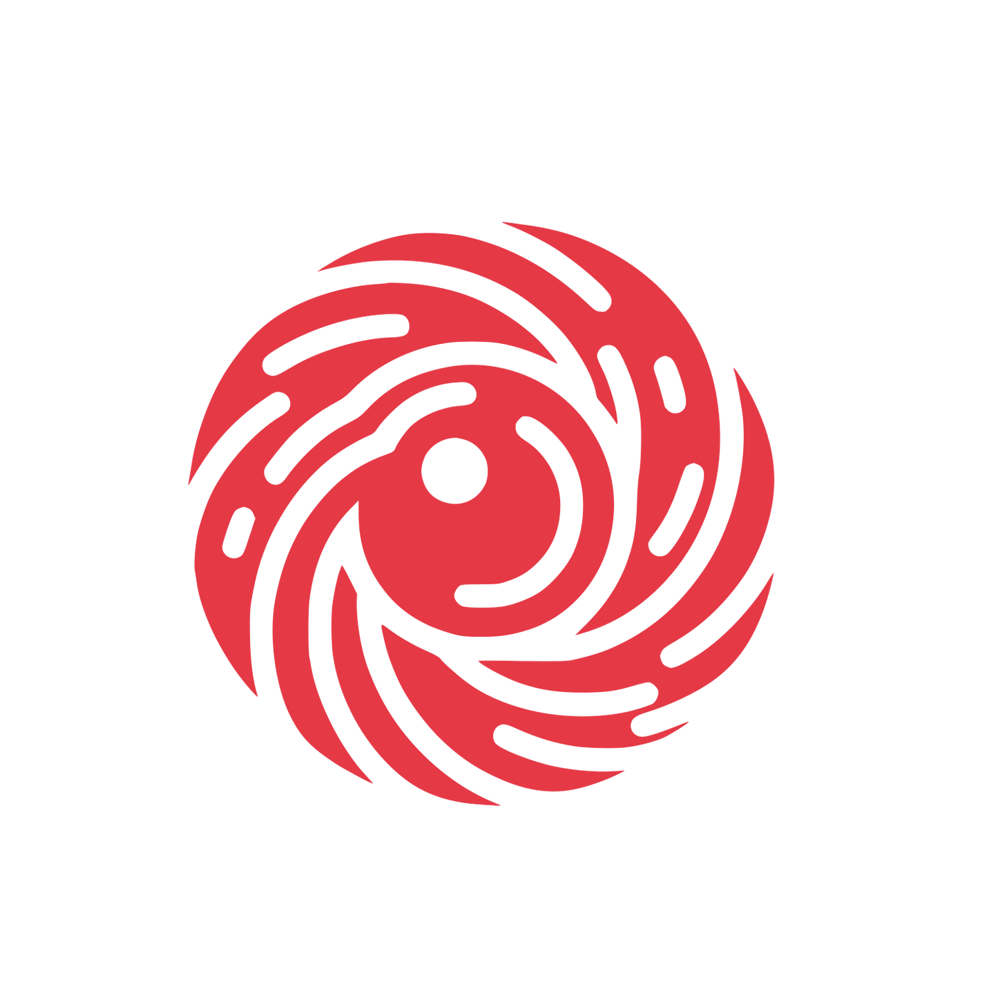 Eye Swirl Logo #E63946