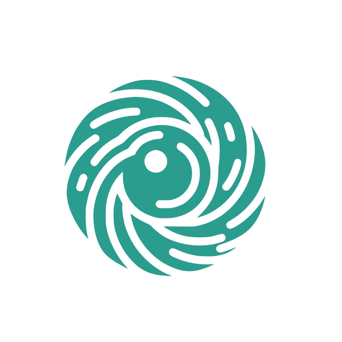 Eye Swirl Logo #2A9D8F
