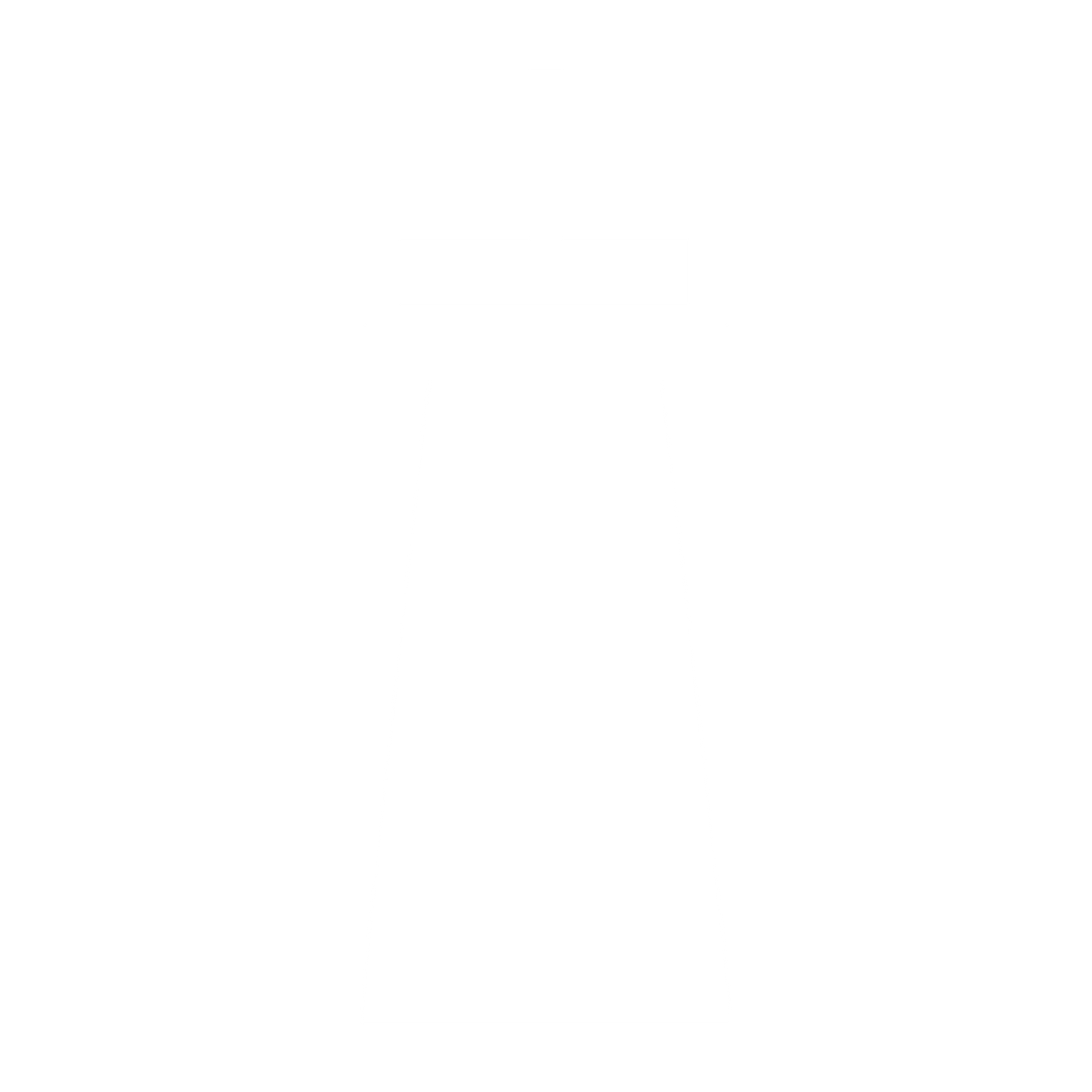 Lighthouse Tower Silhouette Logo #ffffff