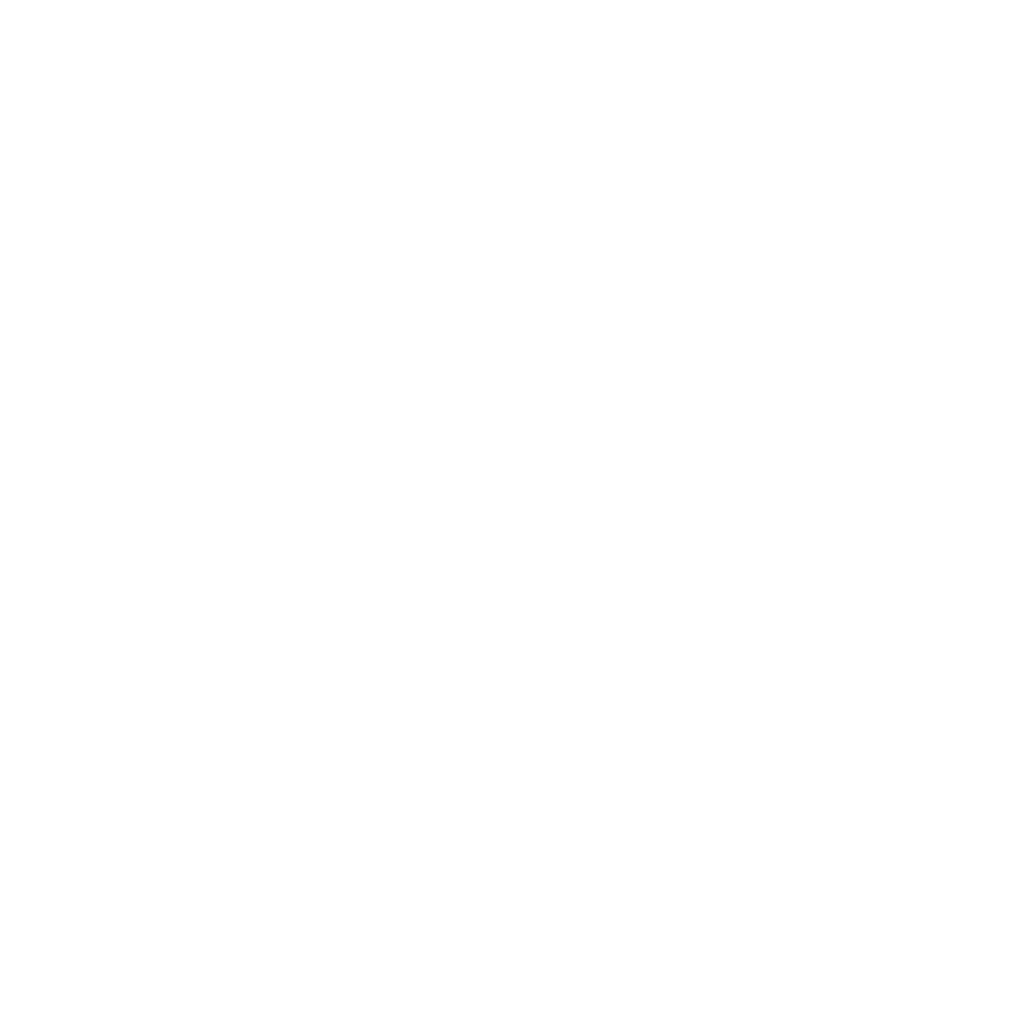 Tower Stacked Blocks Logo #ffffff