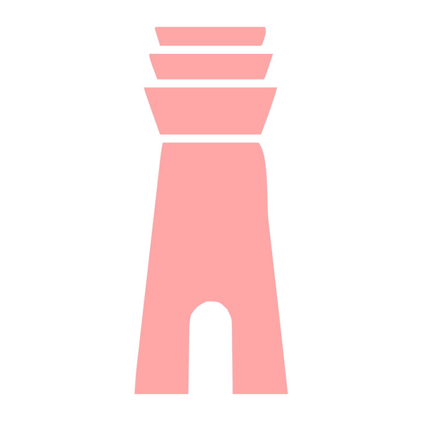 Air Traffic Control Tower Logo #ffa6a6