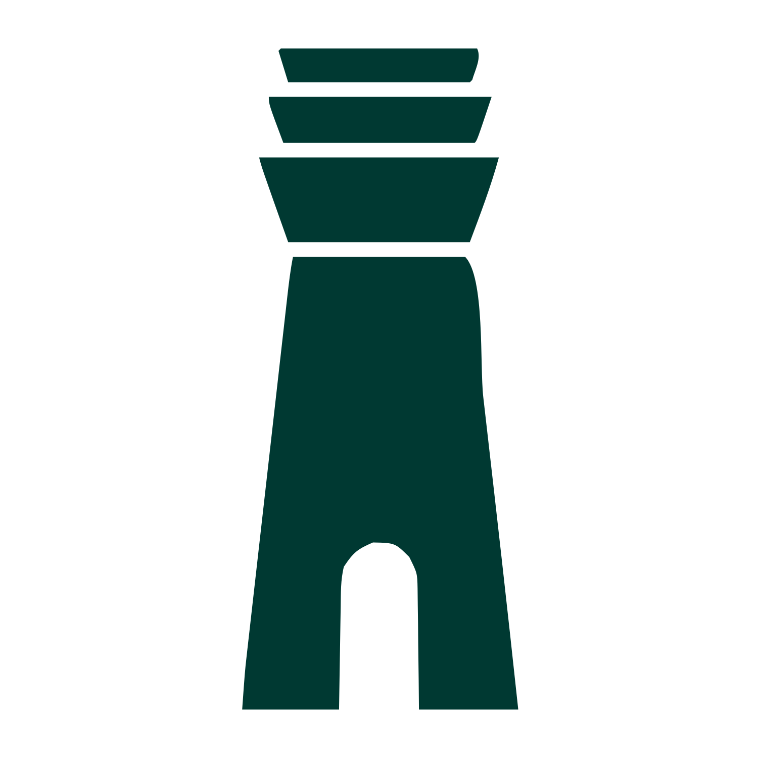 Air Traffic Control Tower Logo #003932