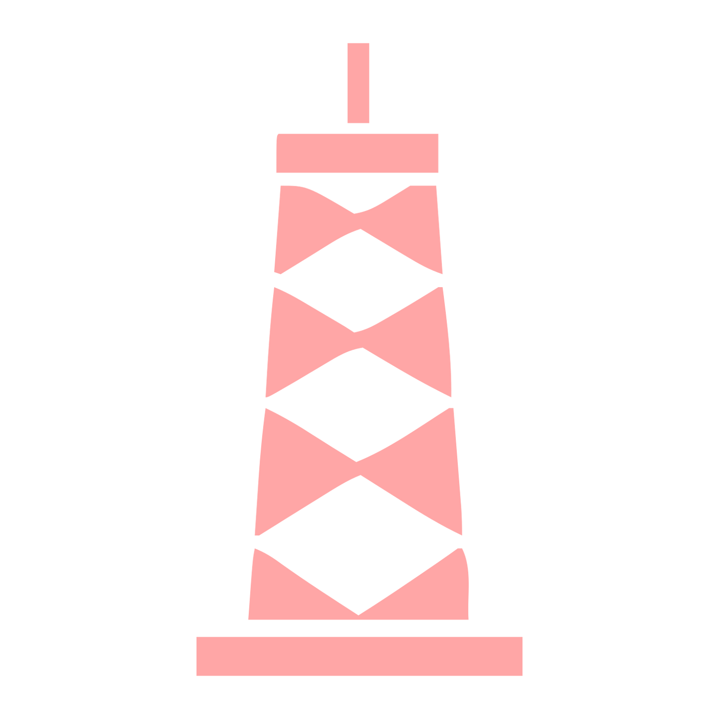 Lighthouse Tower Swiss Logo #ffa6a6